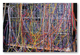 Synthesizer Programmed with Patchcords